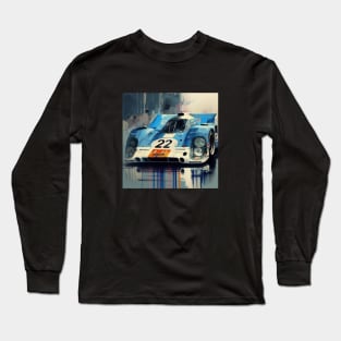 Retro Race Car Long Sleeve T-Shirt